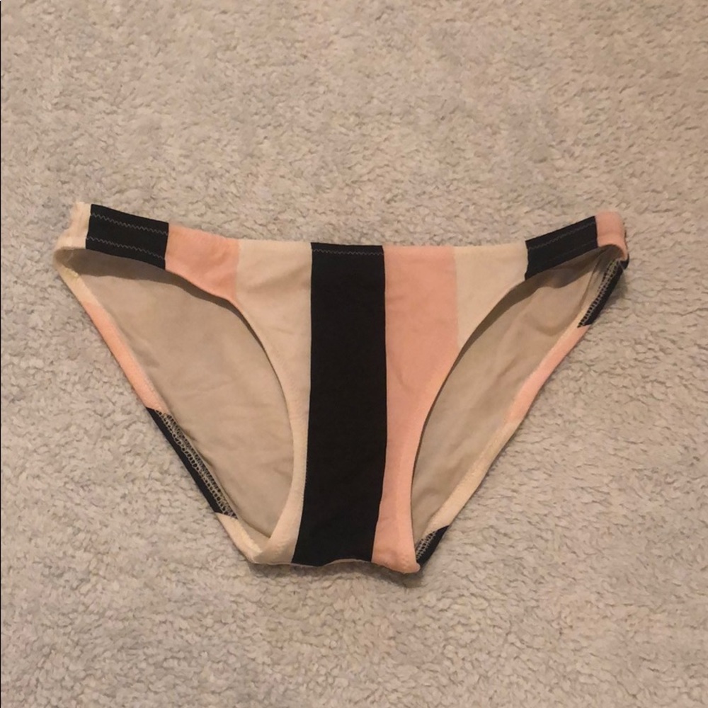 Solid And Striped Bikini Bottoms Small - image 2